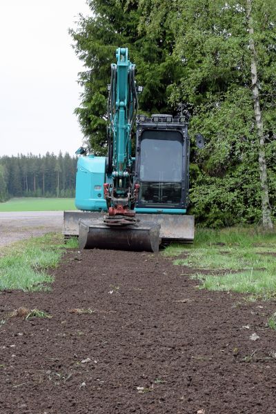 Cost of Backhoe Grading in Andover