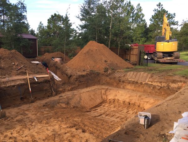 Cost of Pool Site Excavation in Andover